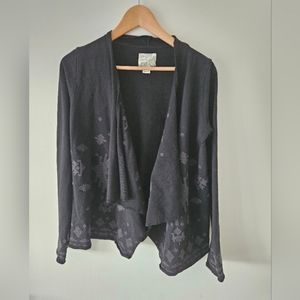 Lucky brand sweatshirt cardigan